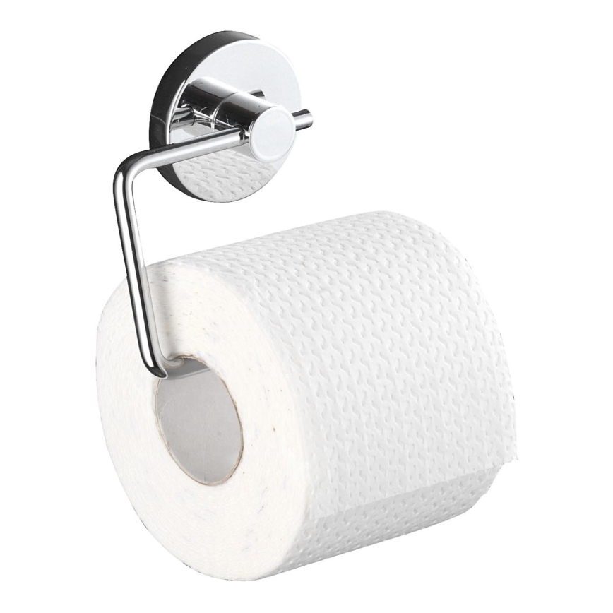 WENKO 20899100-Toiletpapirholder VACUUM-LOC MILAZZO 13x10,5 cm blank krom