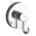 WENKO 20900100-Krog VACUUM-LOC rund, stål, 6x6,7 cm, blankpoleret krom