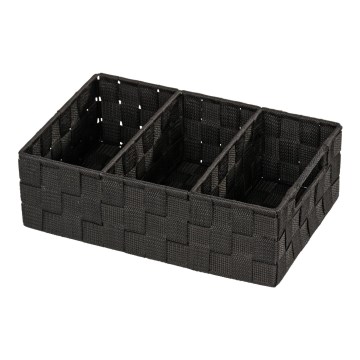 WENKO 20978100 - Organizer ADRIA 32x21 cm sort
