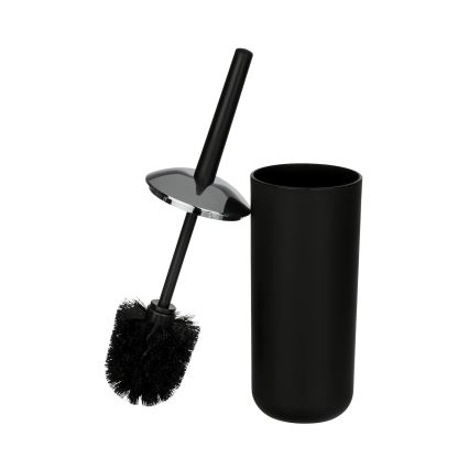 WENKO 21210100 - WC-børste BRASIL 10x37 cm sort/blank krom