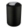 WENKO 21212100 - Affaldsspand BRASIL 19,5x31 cm sort/blank krom