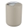 WENKO 21221100 - Affaldsspand BRASIL 14x21 cm beige/blank krom