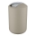 WENKO 21222100 - Kurv BRASIL 19,5x31 cm beige/blank krom
