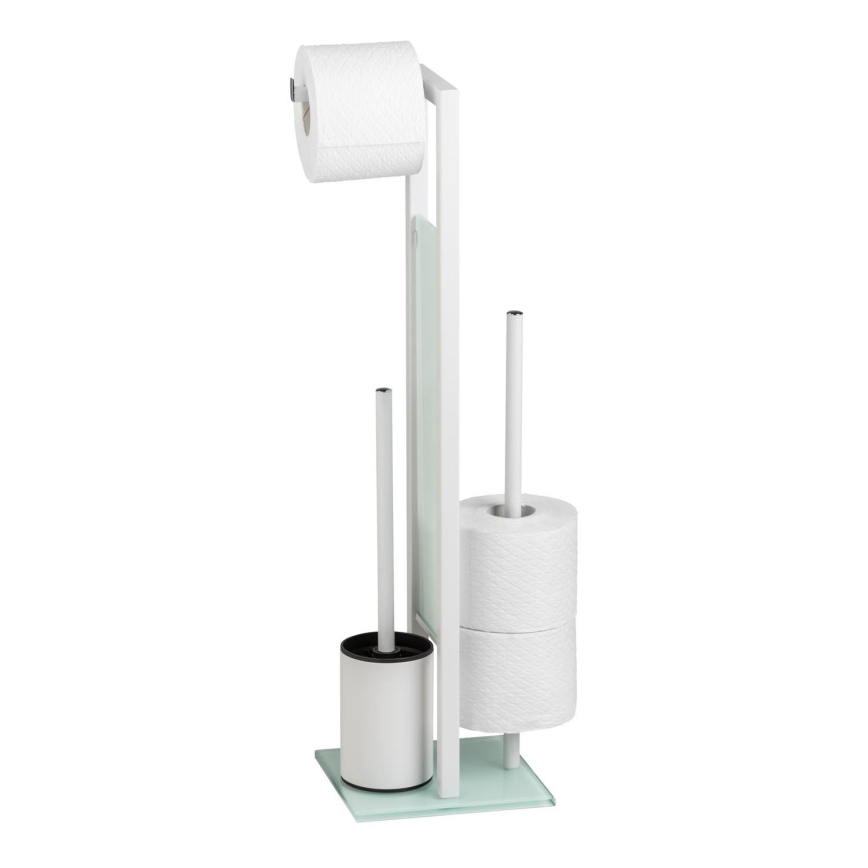 WENKO 21565100 - WC-børste RIVALTA 18x70 cm hvid/sort