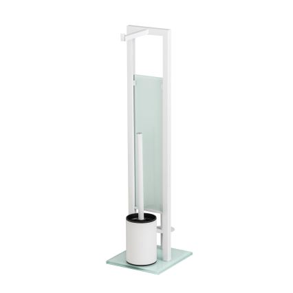 WENKO 21565100 - WC-børste RIVALTA 18x70 cm hvid/sort