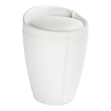 WENKO 21773100 - Skammel CANDY 36x50,5 cm hvid/sort