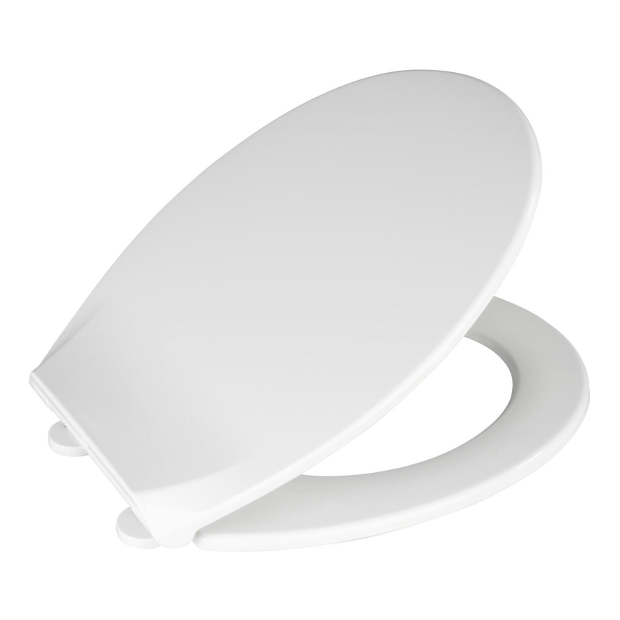WENKO 21901100-WC sæde KOS 44x37 cm hvid/sølv