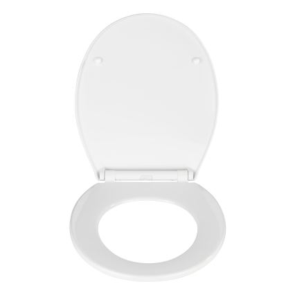 WENKO 21901100-WC sæde KOS 44x37 cm hvid/sølv