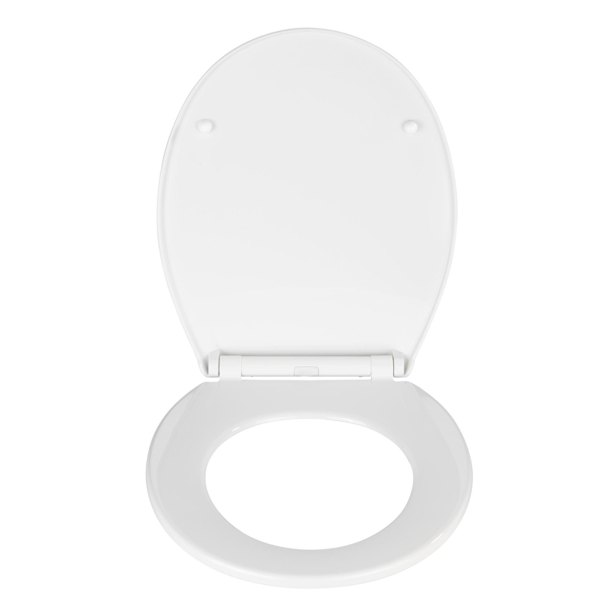 WENKO 21901100-WC sæde KOS 44x37 cm hvid/sølv