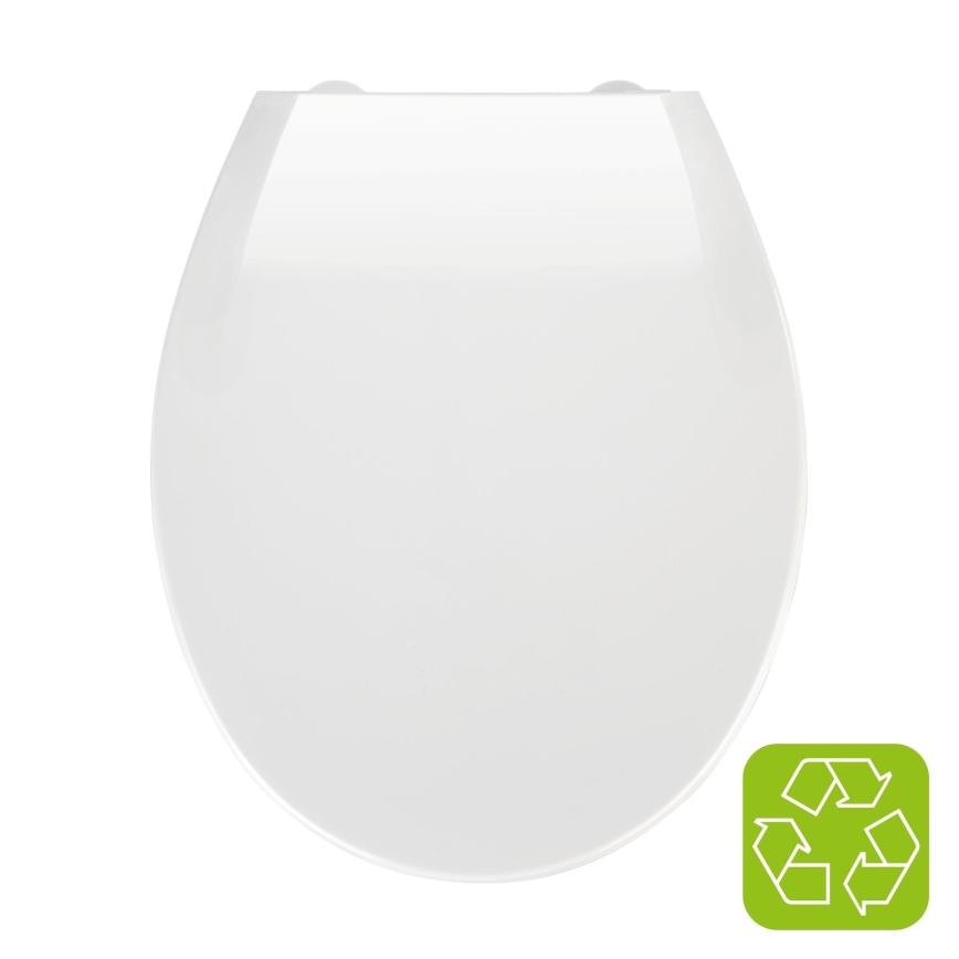 WENKO 21901100-WC sæde KOS 44x37 cm hvid/sølv