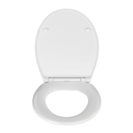 WENKO 21903100-WC toiletsæde SAMOS 44,5x37,5 cm hvid/sølv