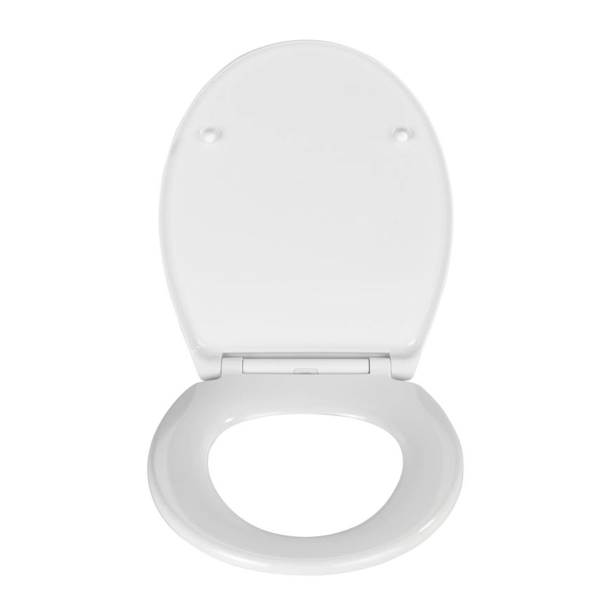 WENKO 21903100-WC toiletsæde SAMOS 44,5x37,5 cm hvid/sølv
