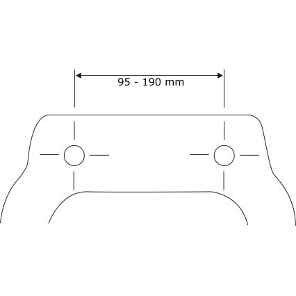 WENKO 21903100-WC toiletsæde SAMOS 44,5x37,5 cm hvid/sølv