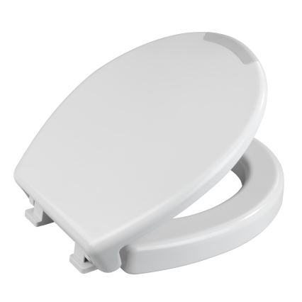 WENKO 21905100-Toiletsæde SECURA 37x44 cm hvid/grå