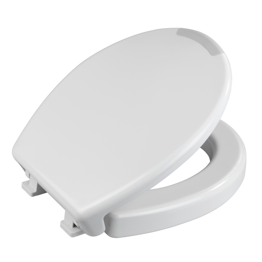 WENKO 21905100-Toiletsæde SECURA 37x44 cm hvid/grå