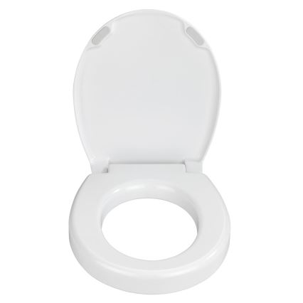 WENKO 21905100-Toiletsæde SECURA 37x44 cm hvid/grå