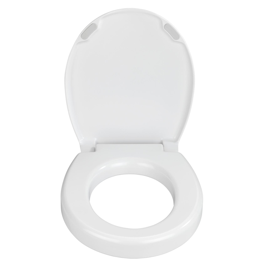 WENKO 21905100-Toiletsæde SECURA 37x44 cm hvid/grå