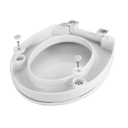 WENKO 21905100-Toiletsæde SECURA 37x44 cm hvid/grå