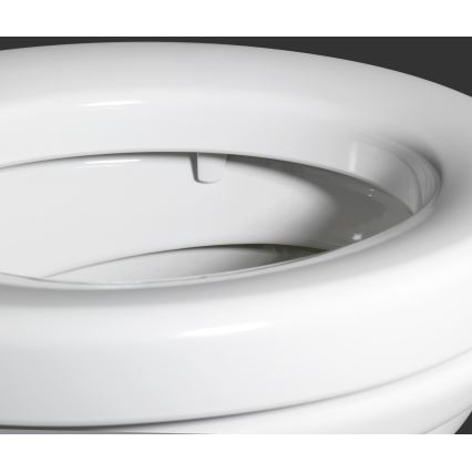 WENKO 21905100-Toiletsæde SECURA 37x44 cm hvid/grå