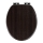 WENKO 22015100-WC toiletsæde WENGE 35,5x42,5 cm brun/sølv