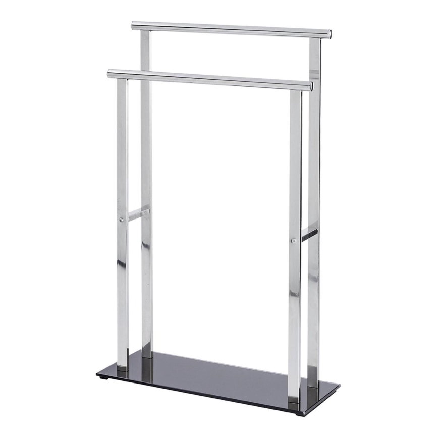 WENKO 22089100 – Knagerække LAVA 52x81,5 cm rustfrit stål/sølv/sort