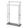 WENKO 22089100 – Knagerække LAVA 52x81,5 cm rustfrit stål/sølv/sort