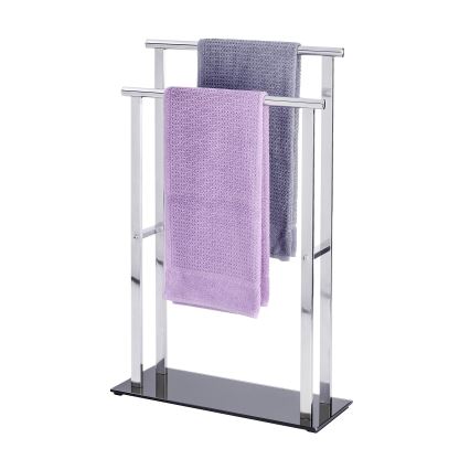WENKO 22089100 – Knagerække LAVA 52x81,5 cm rustfrit stål/sølv/sort
