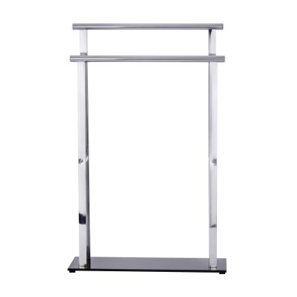WENKO 22089100 – Knagerække LAVA 52x81,5 cm rustfrit stål/sølv/sort