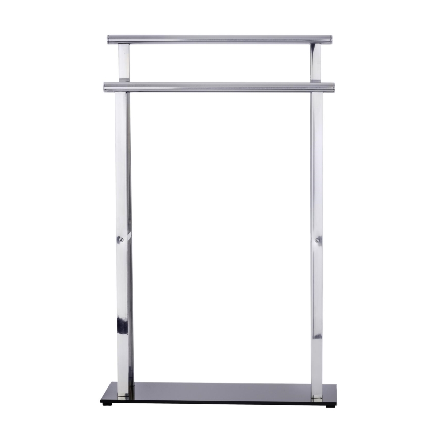 WENKO 22089100 – Knagerække LAVA 52x81,5 cm rustfrit stål/sølv/sort