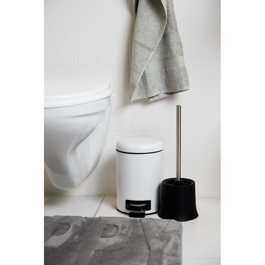 WENKO 22142800 - Kurv LEMAN 17x25 cm hvid/sort