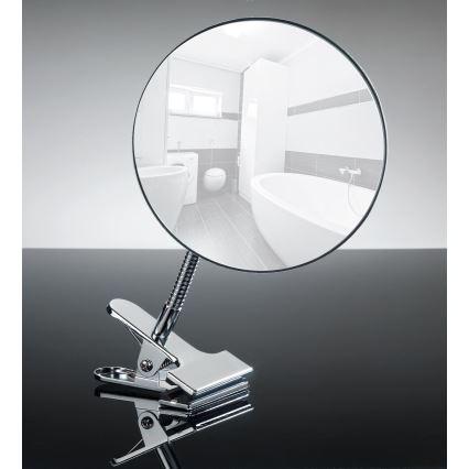 WENKO 22195100 - Kosmetisk spejl CLIP 15 x 27 cm blank krom