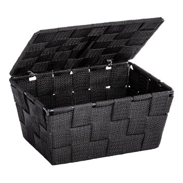 WENKO 22197100 - Kurv ADRIA 19x14 cm sort