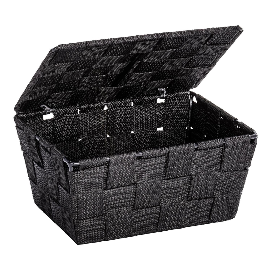 WENKO 22197100 - Kurv ADRIA 19x14 cm sort