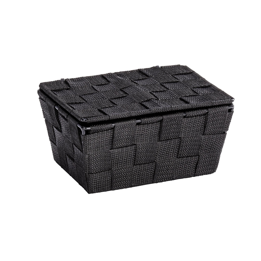WENKO 22197100 - Kurv ADRIA 19x14 cm sort