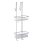 WENKO 22213100 - Stander ALDO 24,5x70 cm rustfrit stål/sølv