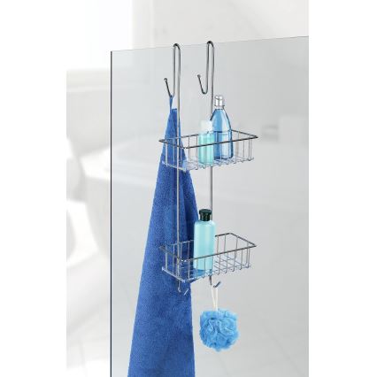 WENKO 22213100 - Stander ALDO 24,5x70 cm rustfrit stål/sølv