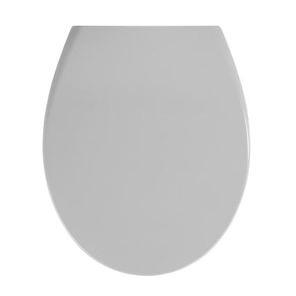 WENKO 22402100-WC toiletsæde SAMOS 44,5x37,5 cm grå/sølv