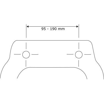 WENKO 22402100-WC toiletsæde SAMOS 44,5x37,5 cm grå/sølv