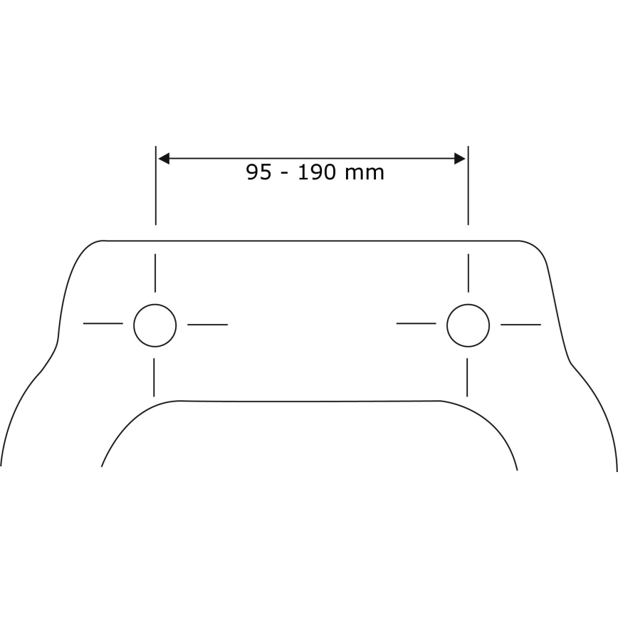 WENKO 22402100-WC toiletsæde SAMOS 44,5x37,5 cm grå/sølv