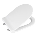 WENKO 22415100-Toiletsæde HABOS 46x36 cm hvid/sølv