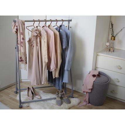 WENKO 22448100 - Skammel CANDY 36x50,5 cm grå/sort