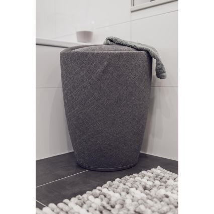 WENKO 22448100 - Skammel CANDY 36x50,5 cm grå/sort