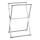WENKO 22476100 - Håndklædestativ LAVA 53,5x80,5 cm rustfrit stål/sølv