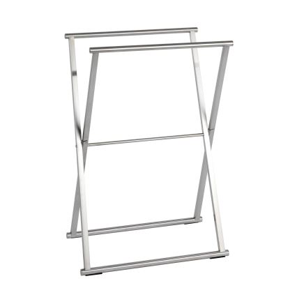 WENKO 22476100 - Håndklædestativ LAVA 53,5x80,5 cm rustfrit stål/sølv