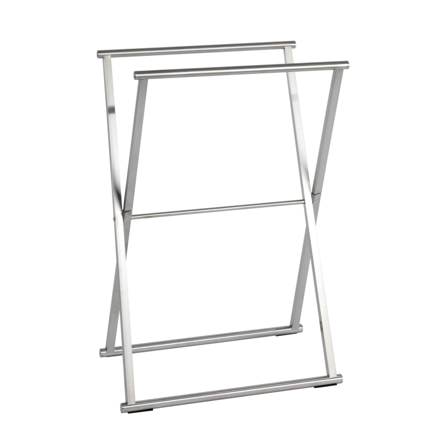 WENKO 22476100 - Håndklædestativ LAVA 53,5x80,5 cm rustfrit stål/sølv