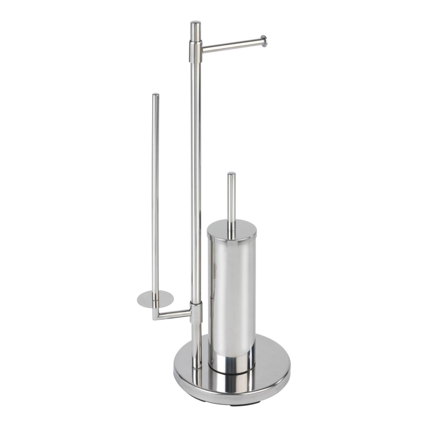 WENKO 22512100 - WC-børste UNIVERSALO NEO 30x73 cm i rustfrit stål/sølvfarvet