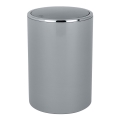 WENKO 22562100 - Kurv INCA 18,5x25,5 cm grå/poleret krom