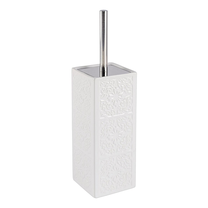 WENKO 22651100 - WC-børste CORDOBA 9,5x35 cm hvid