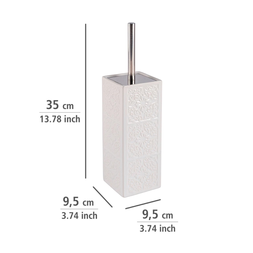 WENKO 22651100 - WC-børste CORDOBA 9,5x35 cm hvid