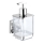 WENKO 22683100-Sæbedispenser VACUUM-LOC QUADRO ED 7,5x16 cm sølv/højglans krom